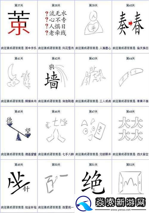 美圖猜成語訣竅